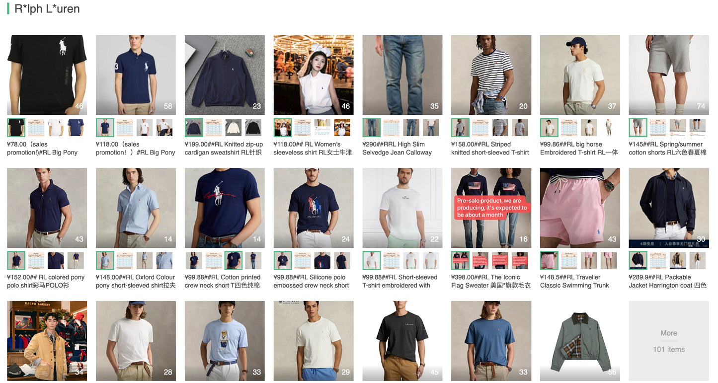 Ralph Lauren Supplier