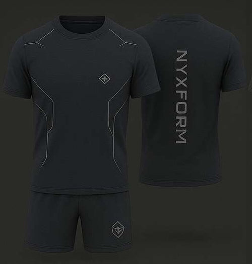 Mens Activewear Set (Navy Blue)